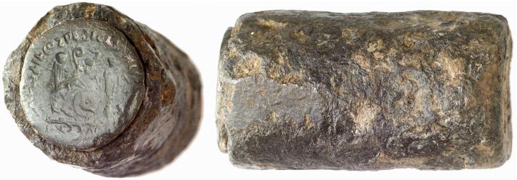 Rare-Augustan-Coin-Die--Gaius-And-Lucius-Reverse-Denarius-